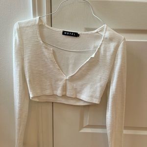Motel rocks cropped top